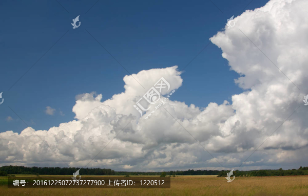 夏日大地天際