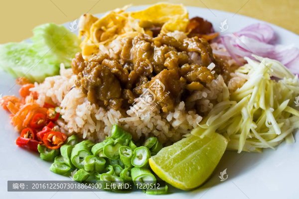 醬蝦醬拌米飯