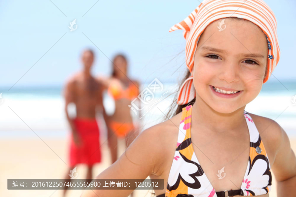 海灘上的女孩