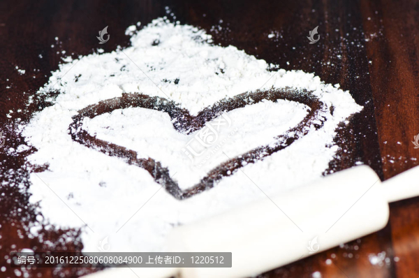 壓面團和面粉