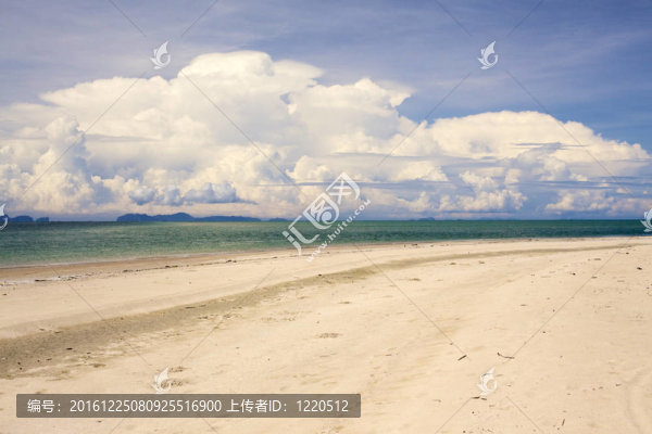 陽光明媚的海灘
