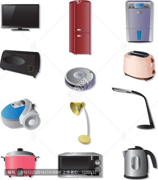 家用電器的圖標(biāo)