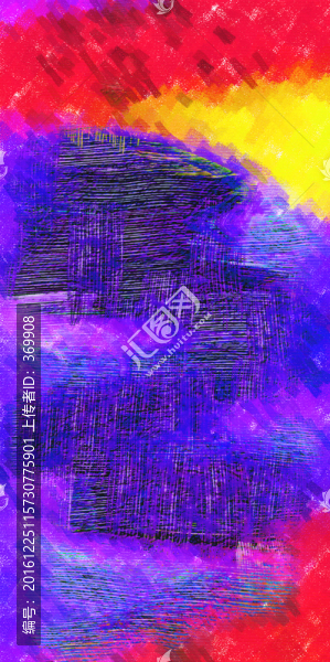 抽象油畫