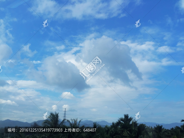 藍(lán)天白云