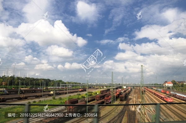 德國鐵路,藍(lán)天白云