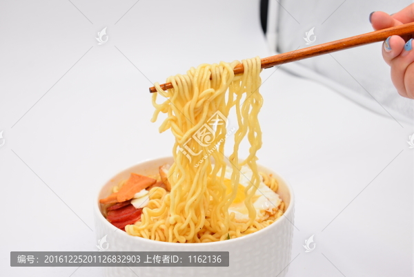 方便面泡面高清拍攝照片