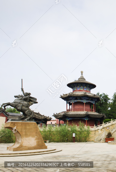 李自成行宮,雕像