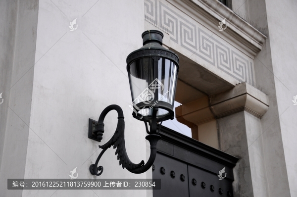 德國街景,德國建筑,路燈