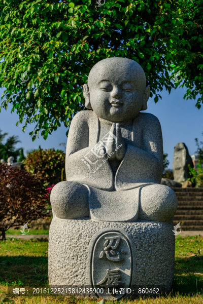 石雕和尚,寺院雕刻,佛教寺廟