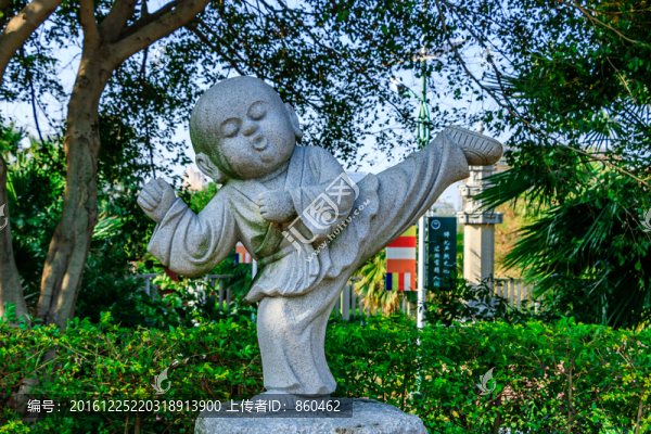 石雕和尚,寺院雕刻,佛教寺廟