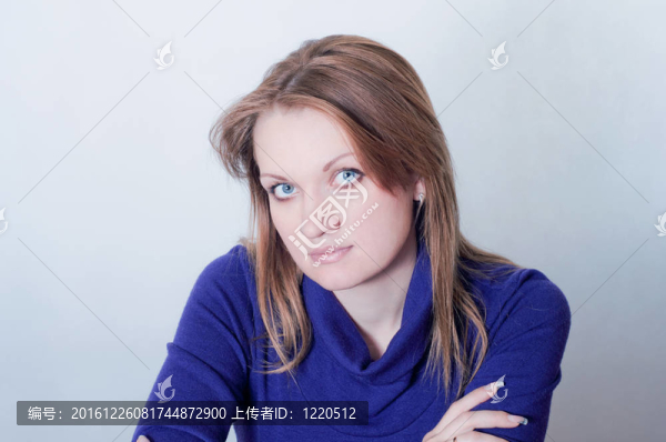商業(yè)女孩的肖像