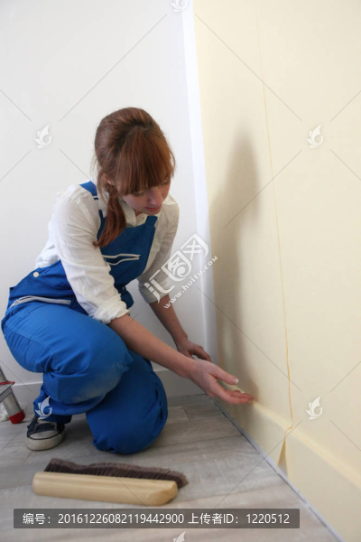 女性裝飾掛墻紙