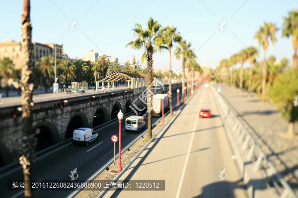 巴塞羅那雙車道高速公路