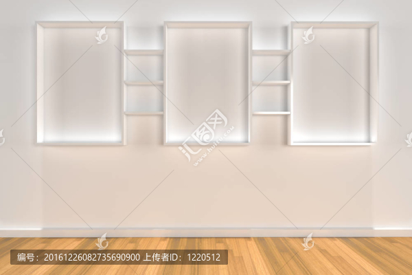 彩色墻壁貨架