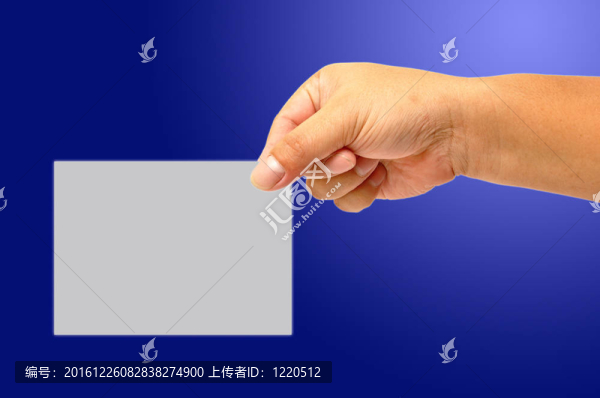 紙卡在手