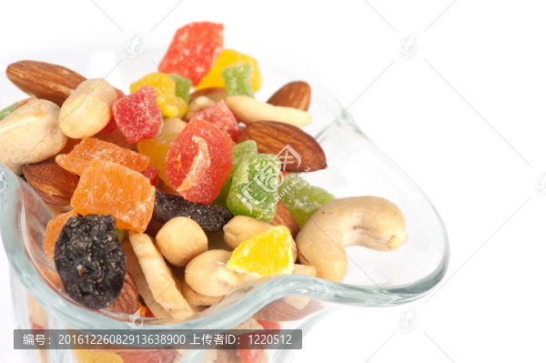堅果和干果制品特寫