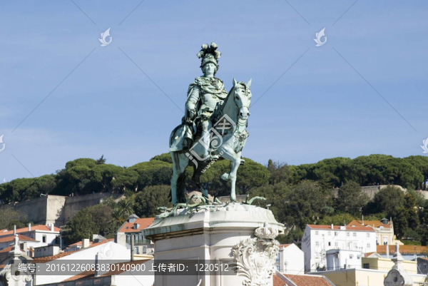 若澤國(guó)王的雕像；Lisbon；Portgual