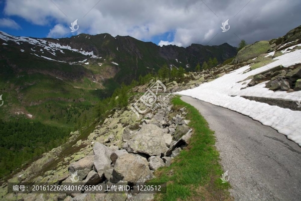 瑞士山區(qū)危險公路