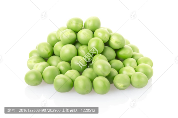 綠色的豌豆，樁