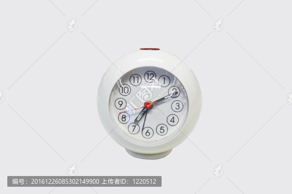 白色鬧鐘