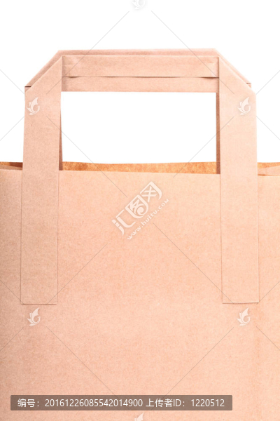 購(gòu)物棕色禮品袋隔離
