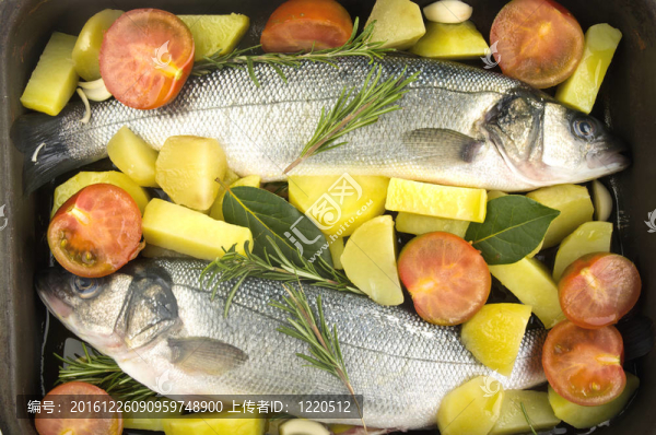 蔬菜鱸魚