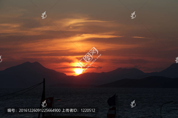 愛琴海日落