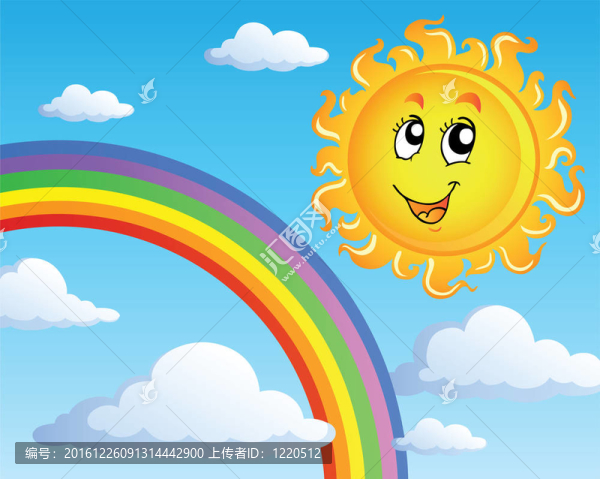 太陽與云彩主題2
