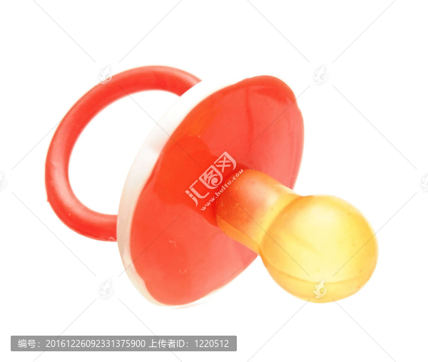 嬰兒硅膠奶嘴。白色隔離