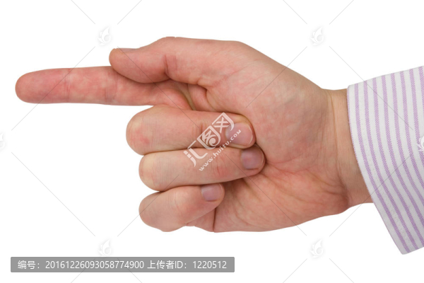 手指；觸摸或按壓