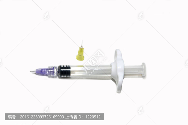 注射器的輪廓