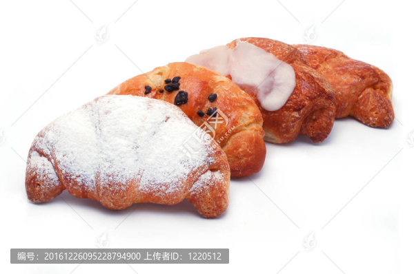 不同類型的面包
