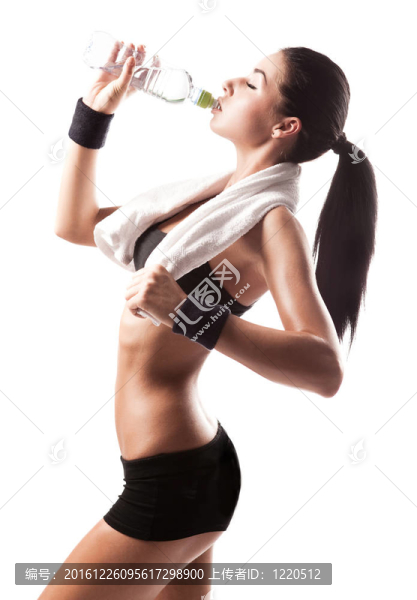 女子的飲用水
