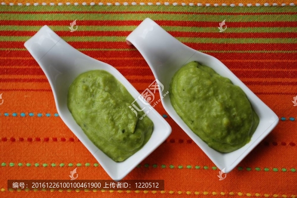 綠蠶豆霜