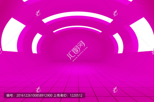抽象空房間