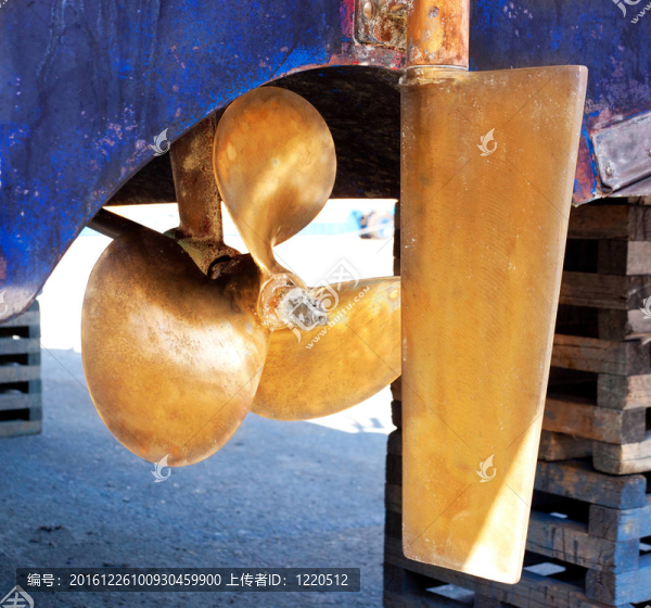 黃銅船螺旋槳和轉(zhuǎn)向