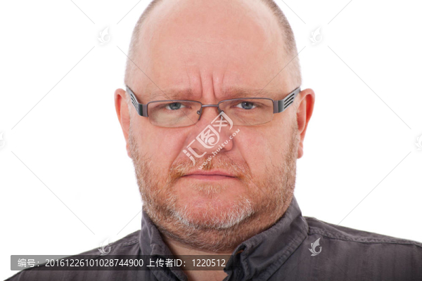 心情不好的老人