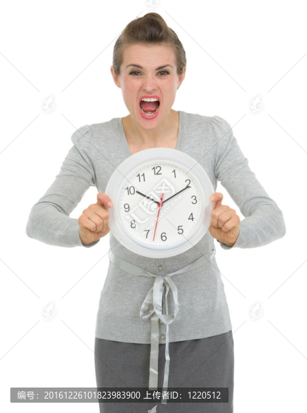 強調(diào)商業(yè)女性顯示時鐘