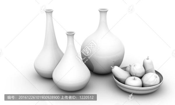 靜物與花瓶和水果
