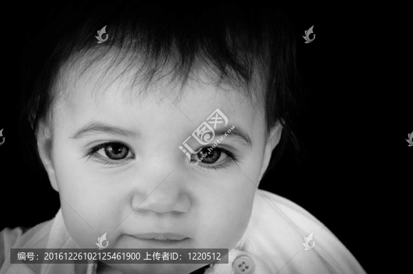 一個(gè)孩子的特寫