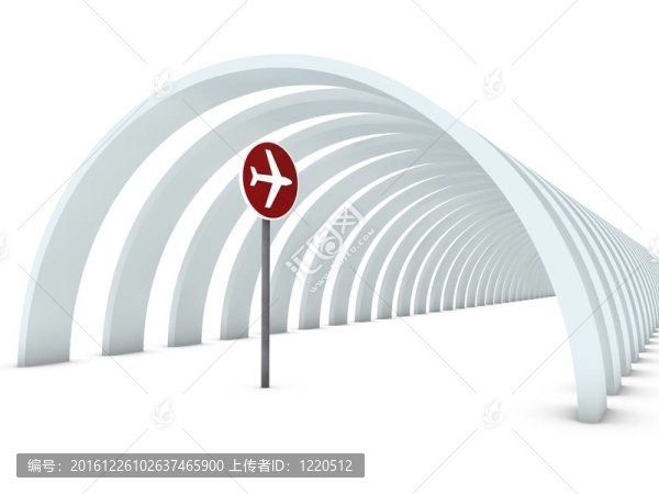 交通用飛機標志