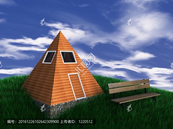野外金字塔施工