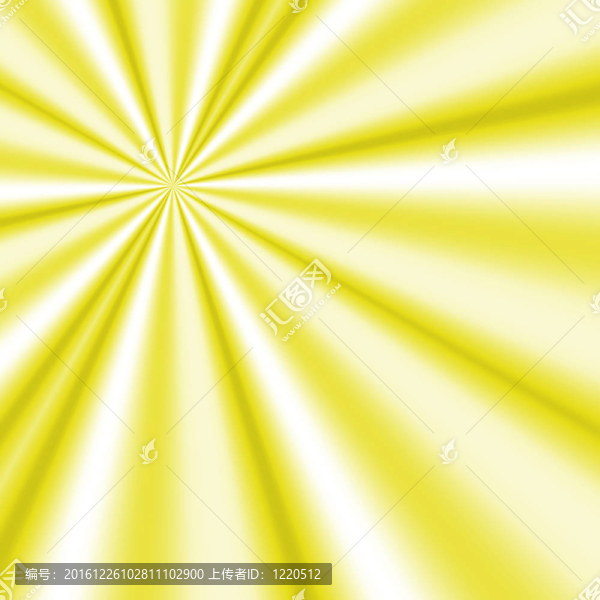 生成的黃色太陽射線解剖空間形成一個抽象的背景