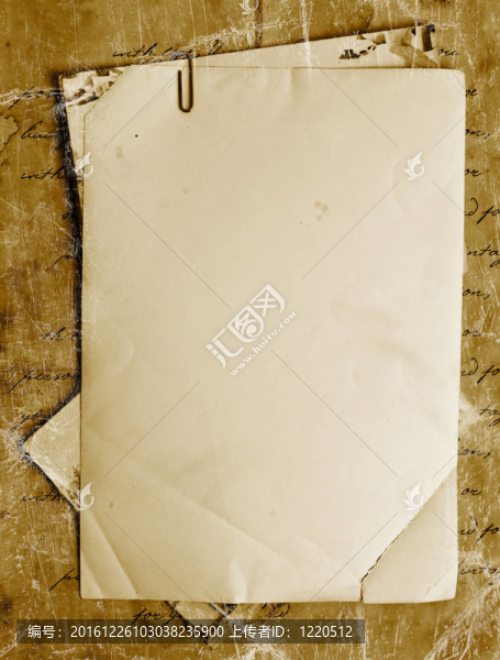 老式背景與舊紙；信件和照片