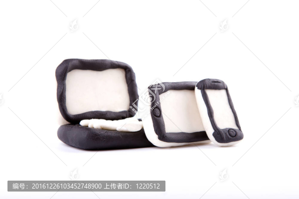 橡皮泥數(shù)字家庭墊；手機(jī)；計(jì)算機(jī)