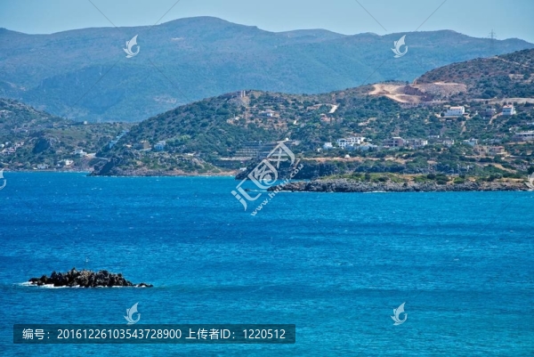 克里特島海岸。