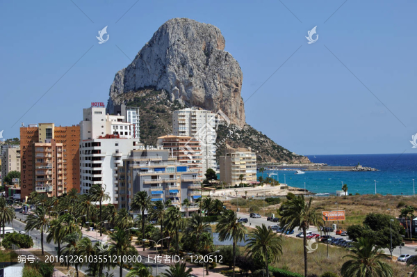 Calpe和Penon,de,Ifach