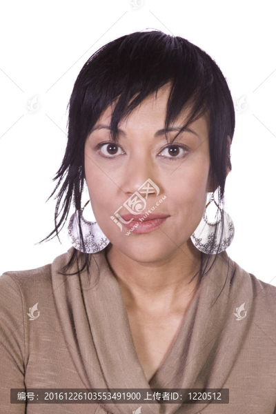 一個(gè)美麗的亞洲女孩的特寫鏡頭