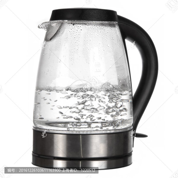 白開水煮沸茶壺