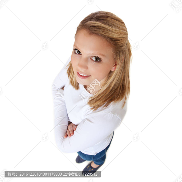 自信的女孩